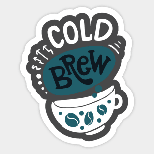 Cold brew Sticker